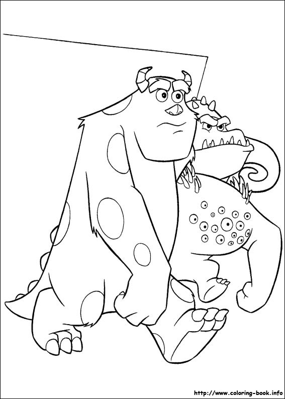 Monsters, inc. coloring picture